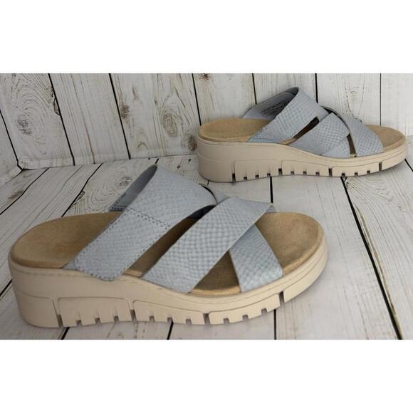 Vionic Uptown Sunset‎ Orthotic Supportive Slide Blue 6.5M - Picture 4 of 9